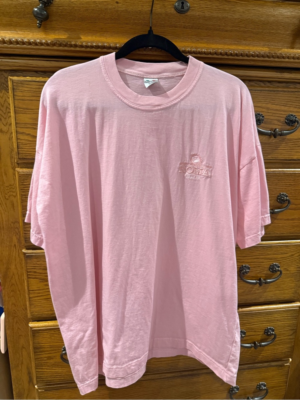 Women’s Pink Short-Sleeve Crewneck Tee by (no brand)